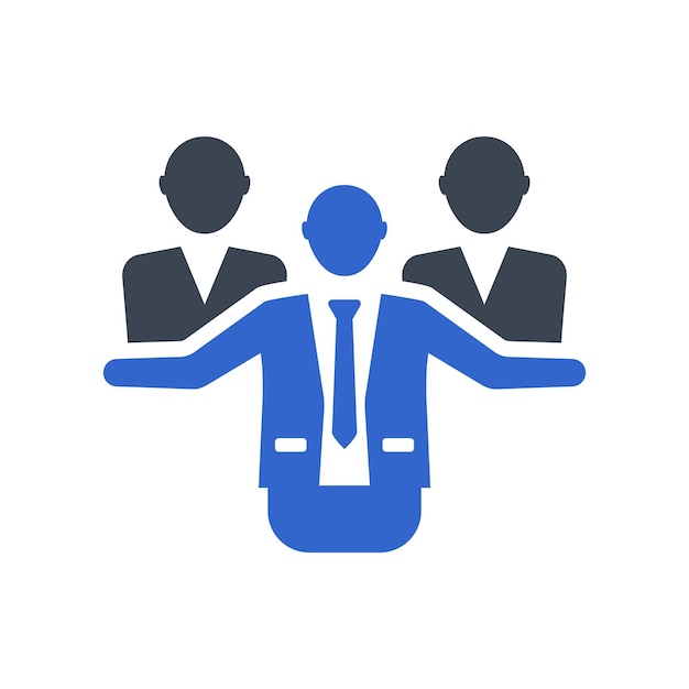 Vector business group icon