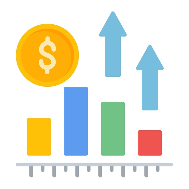 Business Growth Flat Illustration