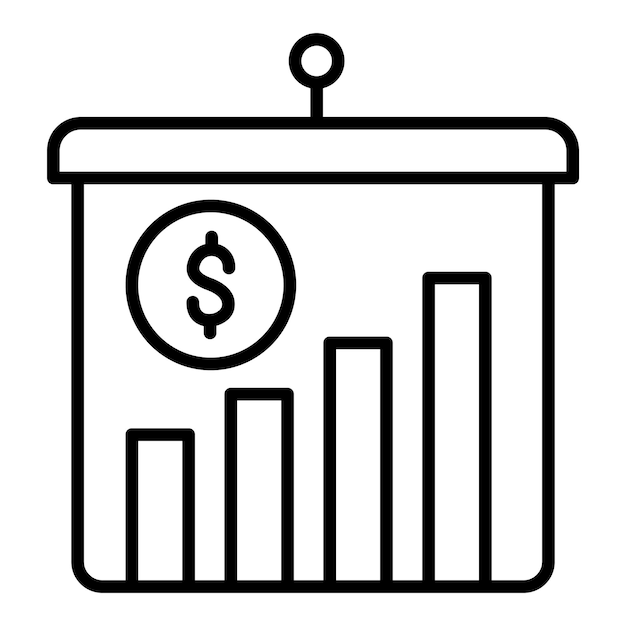 Business Growth Line Illustration