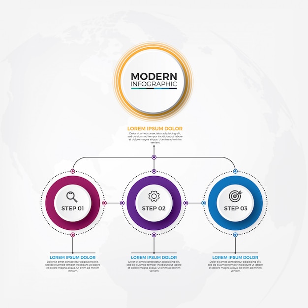 Business hierarchy organogram chart infographics.