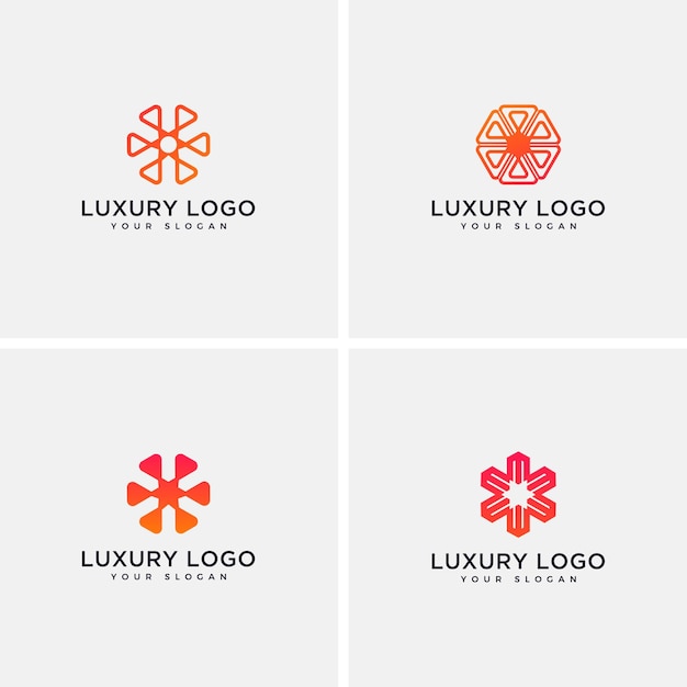 Business icon logo design template