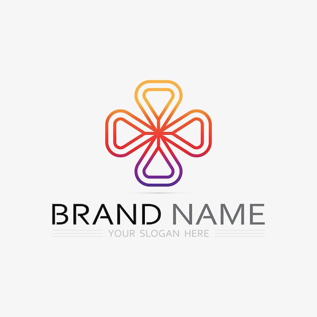 Business icon and logo design vector graphic