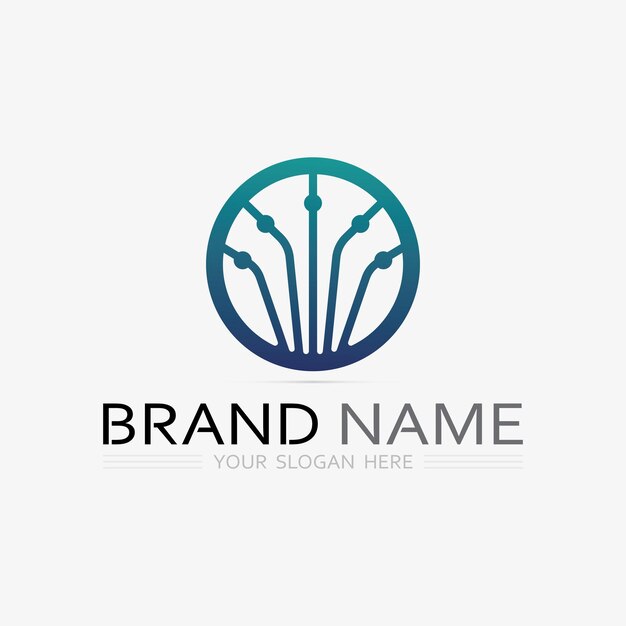 Business icon and logo design vector graphic