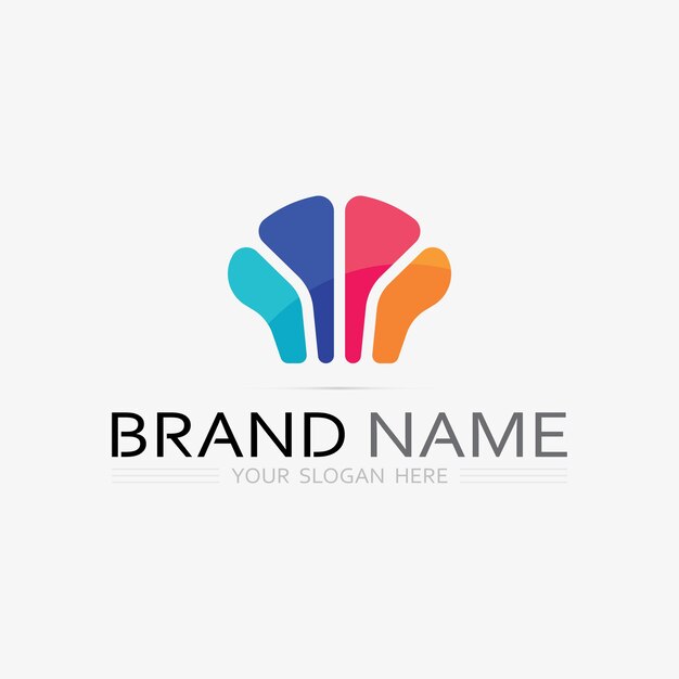 Векторная графика дизайна бизнес-икон и логотипов