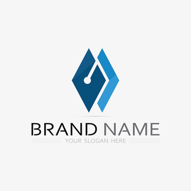 Business icon and logo design vector graphic