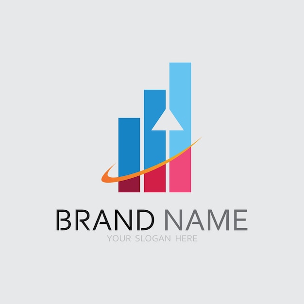 business icon and logo design vector graphic