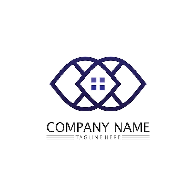 Business icon and logo design vector graphic