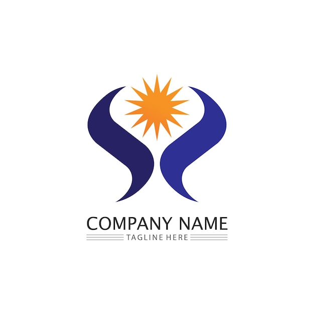 Business icon and logo design vector graphic