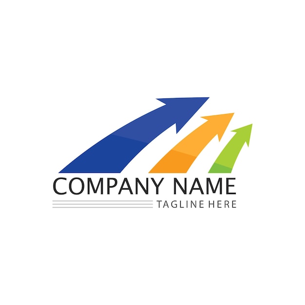 business icon and logo design vector graphic