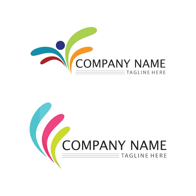 Векторная графика бизнес-значка и логотипа