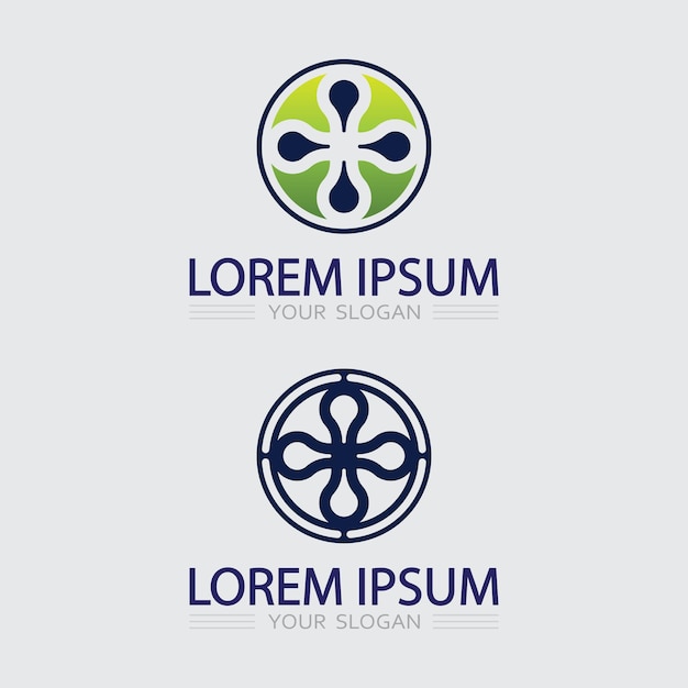 business icon and logo design vector graphic