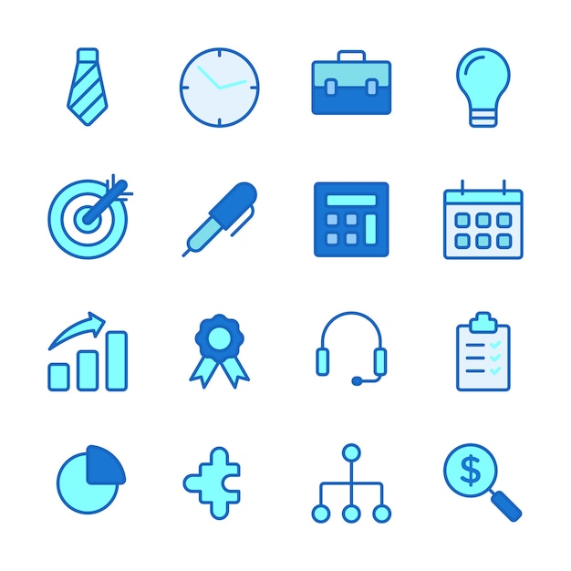 Vector business icons