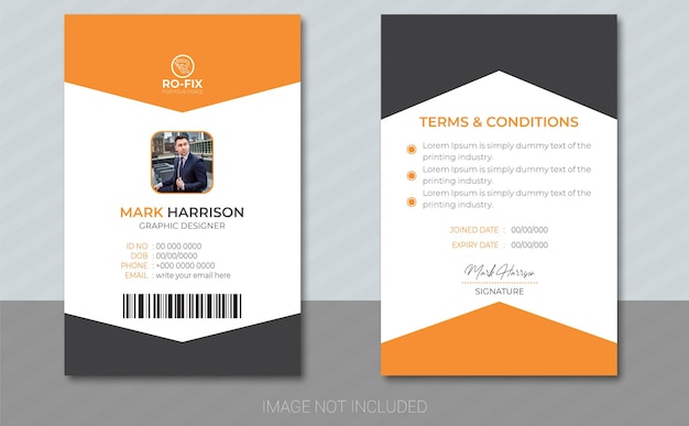 Business Id Card Design And Template For Your Company