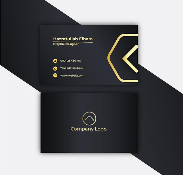 Business Id card design template