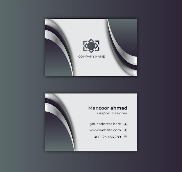 Business Id card design template