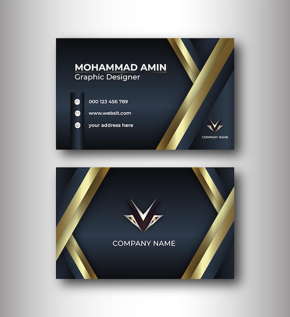 Business ID card template