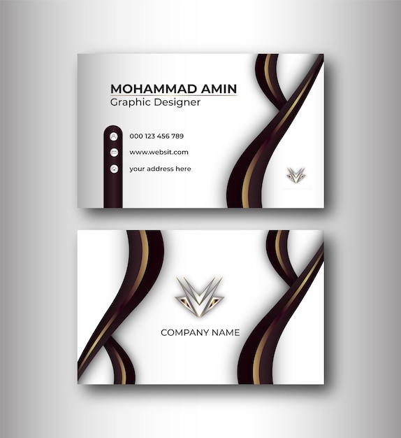 Business ID card template