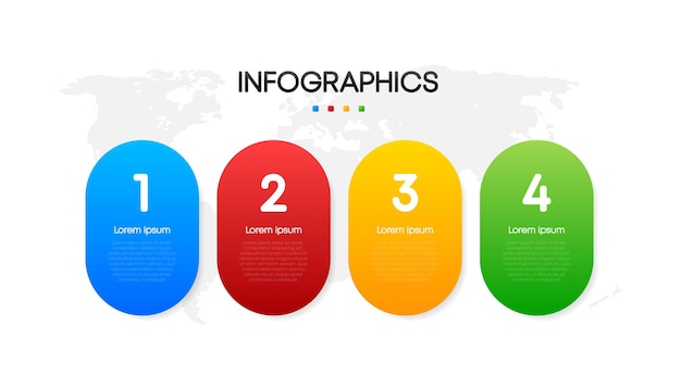 비즈니스 infographic 데이터 시각화 사각형 프레임 간단한 infographic 디자인 서식 파일