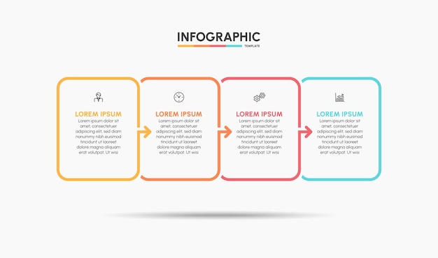 Business infographic design background template
