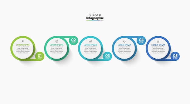 Modello di sfondo per la progettazione di infografiche aziendali