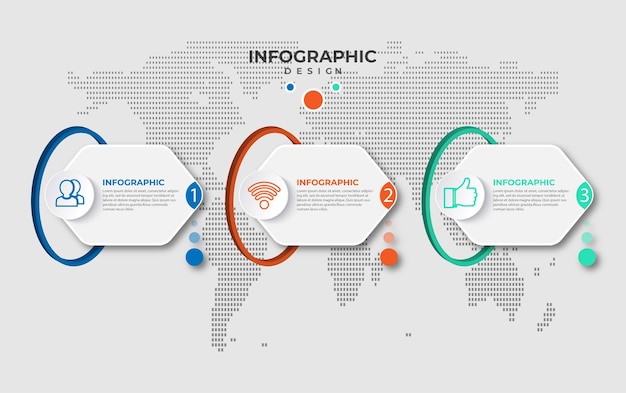 비즈니스 infographic 디자인 우아한