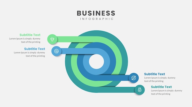 Business Infographic Design Template vector illustration