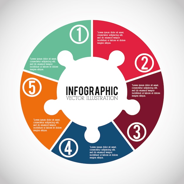 Vector business infographic design