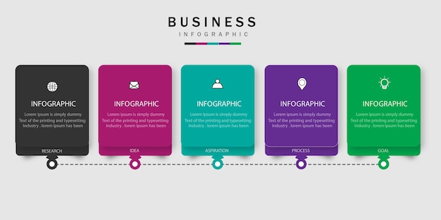 비즈니스 infographic 디자인