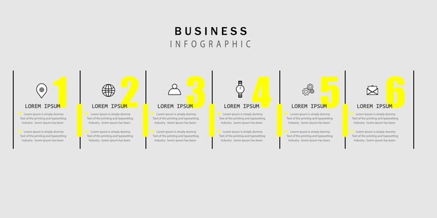 비즈니스 infographic 디자인