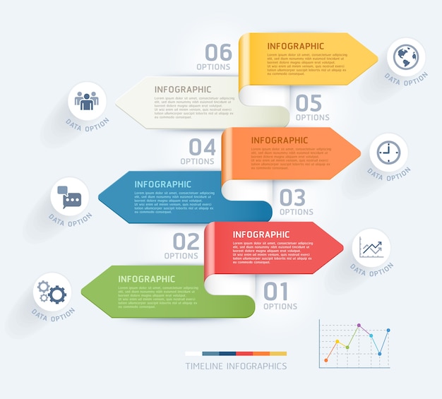 Business infographic elements template. illustrations