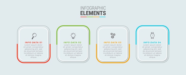 Business infographic  elements template