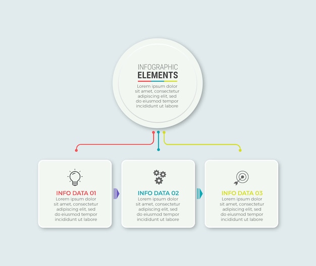 Business infographic  elements template