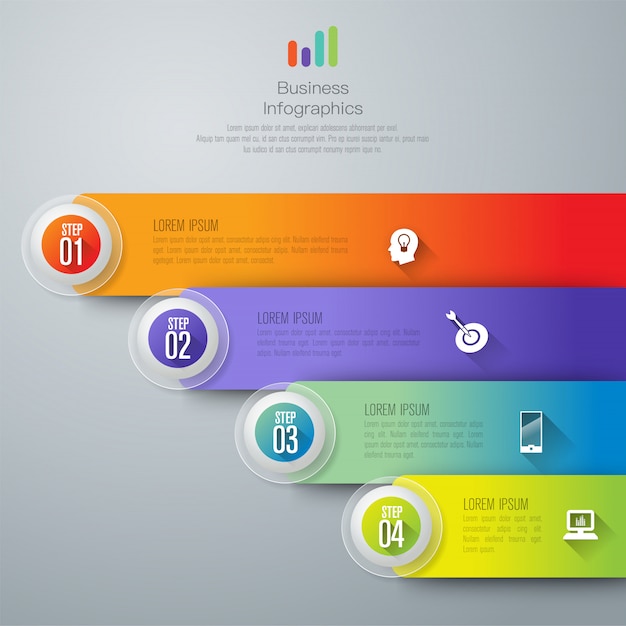 Business infographic elements