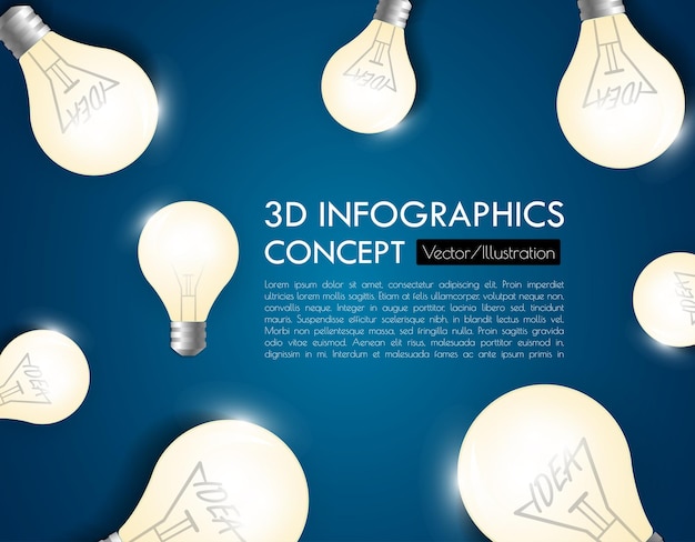 Business infographic template. data visualization