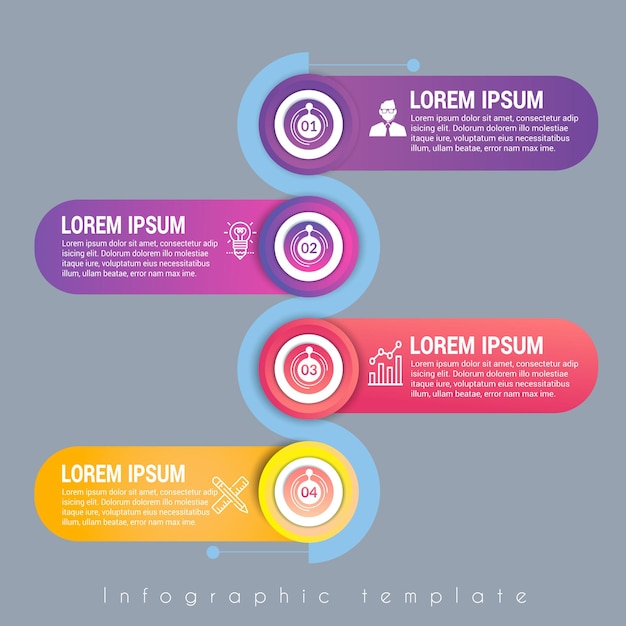 business infographic template design. Realistic circle diagram infographic. modern Business data.
