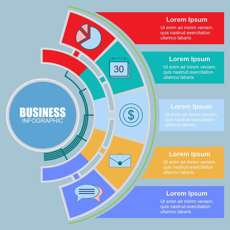Vector 비즈니스 infographic 템플릿 디자인