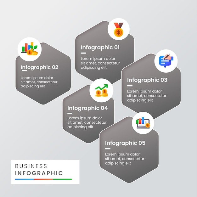 비즈니스 infographic 템플릿 디자인