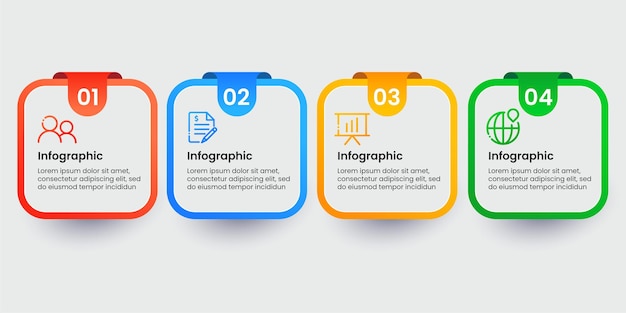 Progettazione del modello di business infographic