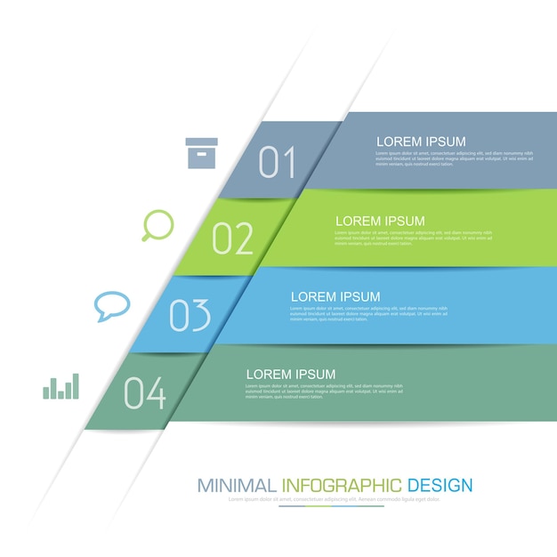 Business infographic template vector design