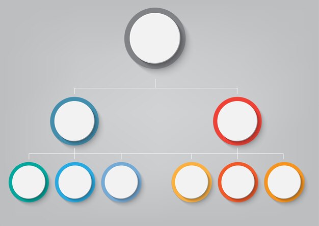 Modello di business infografica con opzioni