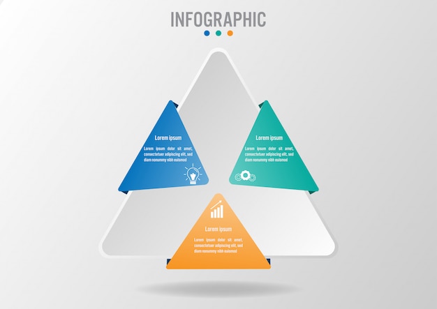 Modello di infografica aziendale con