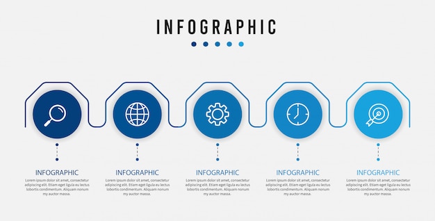 Vector business infographic template