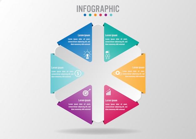 Modello di business infografica