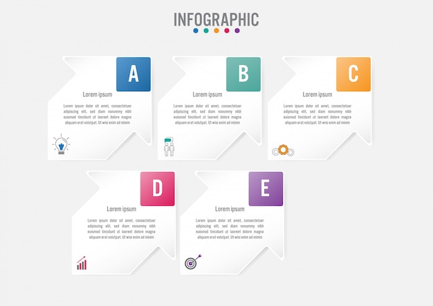 Modello di business infografica