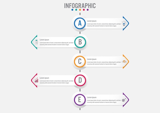 Modello di business infografica