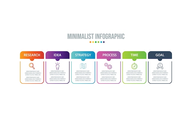 Business infographic template