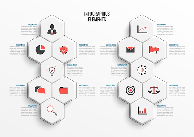 Modello di business infografica.