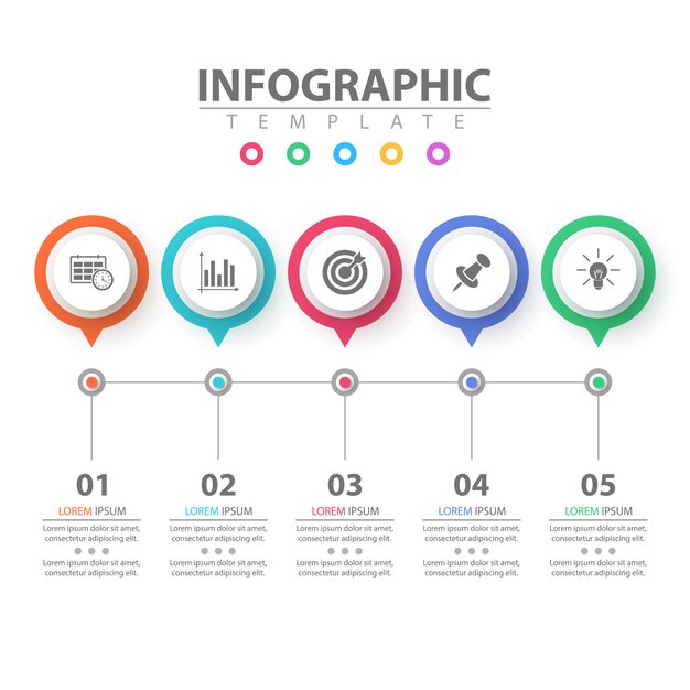 Modello di business infografica