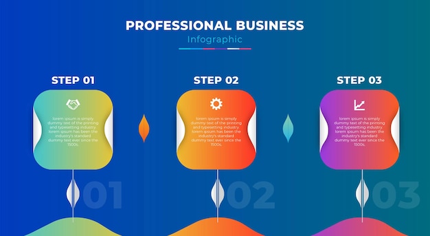 Business infographic template