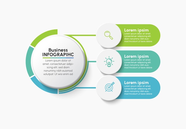 Business infographic template